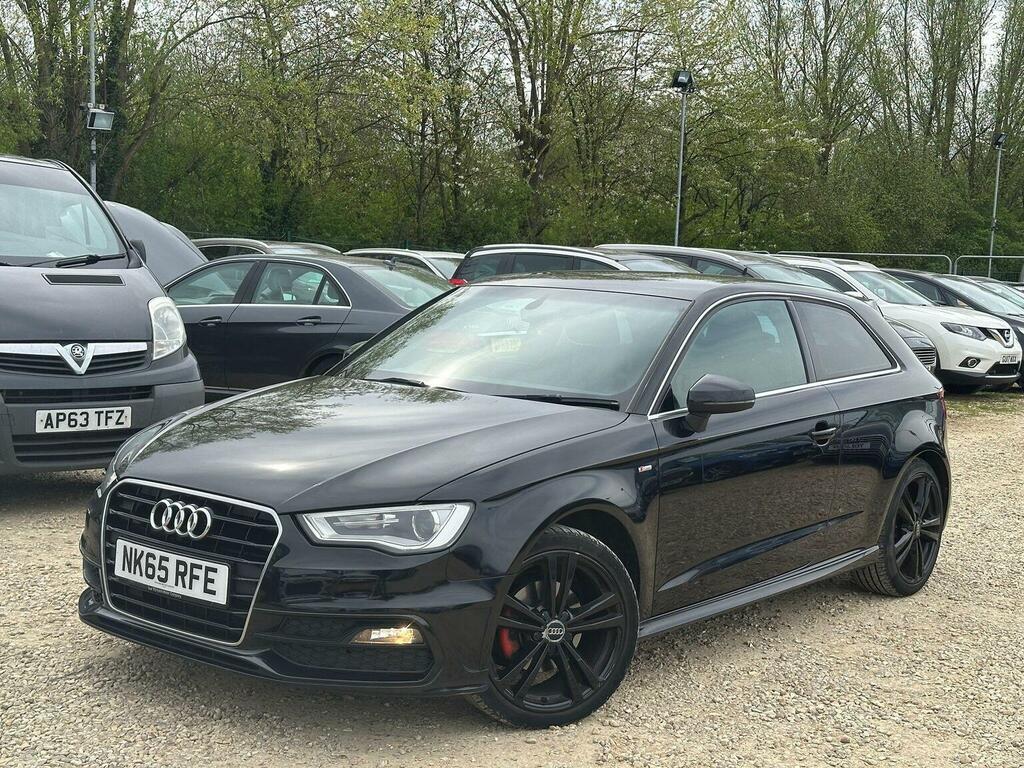 Audi A3 Hatchback 1.6 Tdi S Line Euro 6 Ss 201565 NK65RFE Black #2