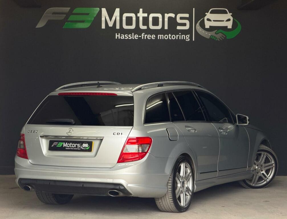 Mercedes-Benz C Class Estate 3.0 C350 Cdi V6 Sport G-tronic Euro 4 Silver #6