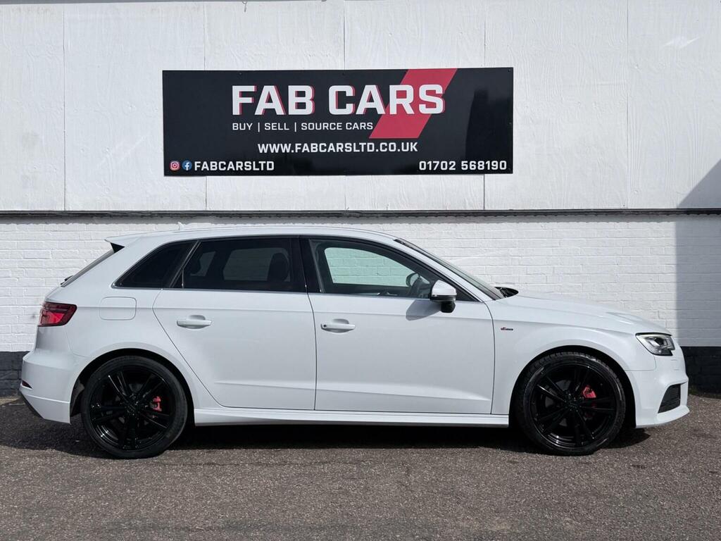 Audi A3 2.0 Tdi S Line Sportback S Tronic Euro 6 Ss OY18ZRE White #5