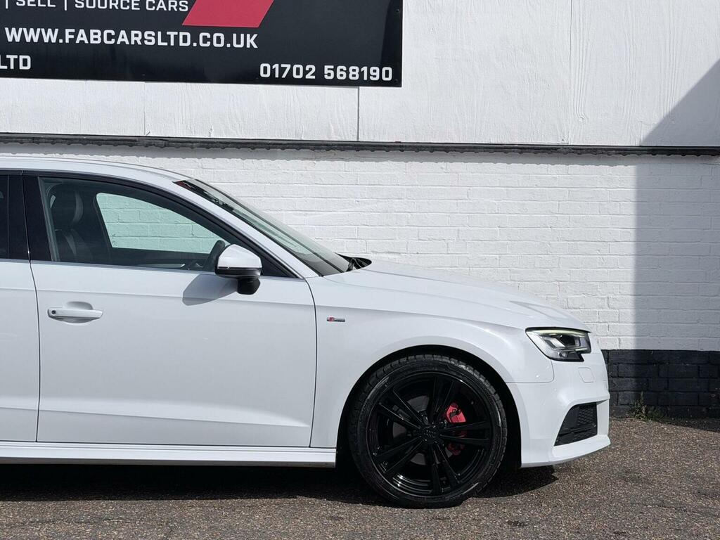 Audi A3 2.0 Tdi S Line Sportback S Tronic Euro 6 Ss OY18ZRE White #6