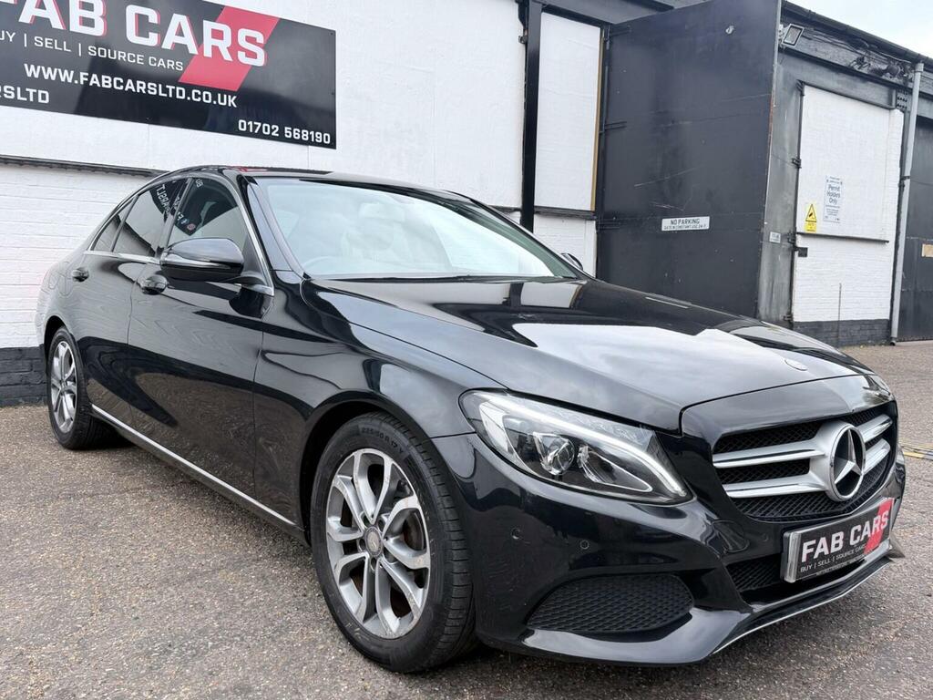 Mercedes-Benz C Class 2.1 C220d Sport 7G-tronic Euro 6 Ss 2015 WP65BBJ Black #2