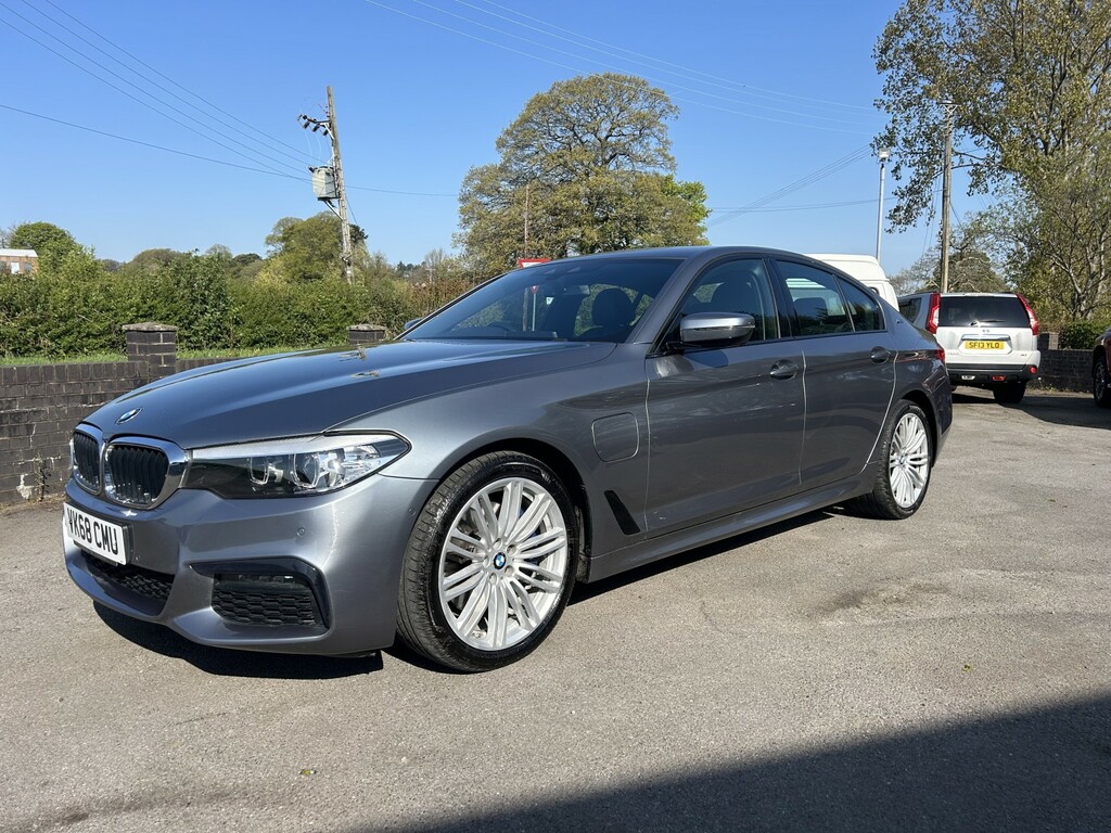 BMW 5 Series Saloon 2.0 530E M Sport Iperformance Saloon 2018 Blue #4