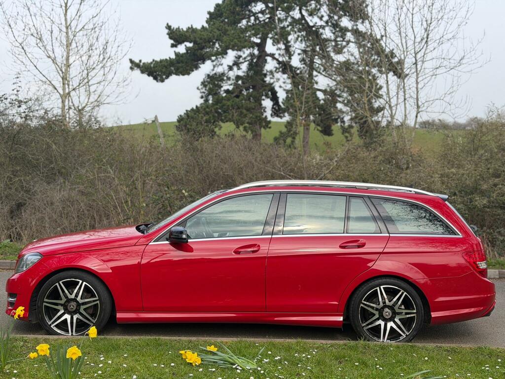 Mercedes-Benz C Class 2.1 C220 Cdi Blueefficiency Amg Sport Plus G-troni SR62KHD Red #2
