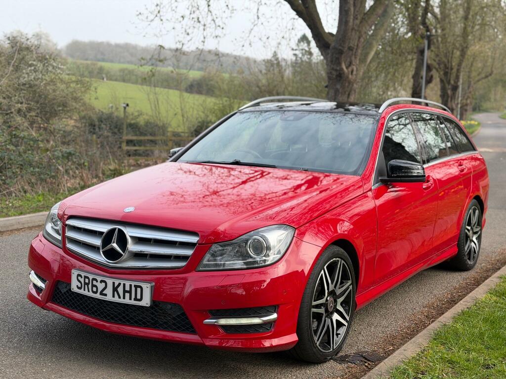Mercedes-Benz C Class 2.1 C220 Cdi Blueefficiency Amg Sport Plus G-troni SR62KHD Red #4