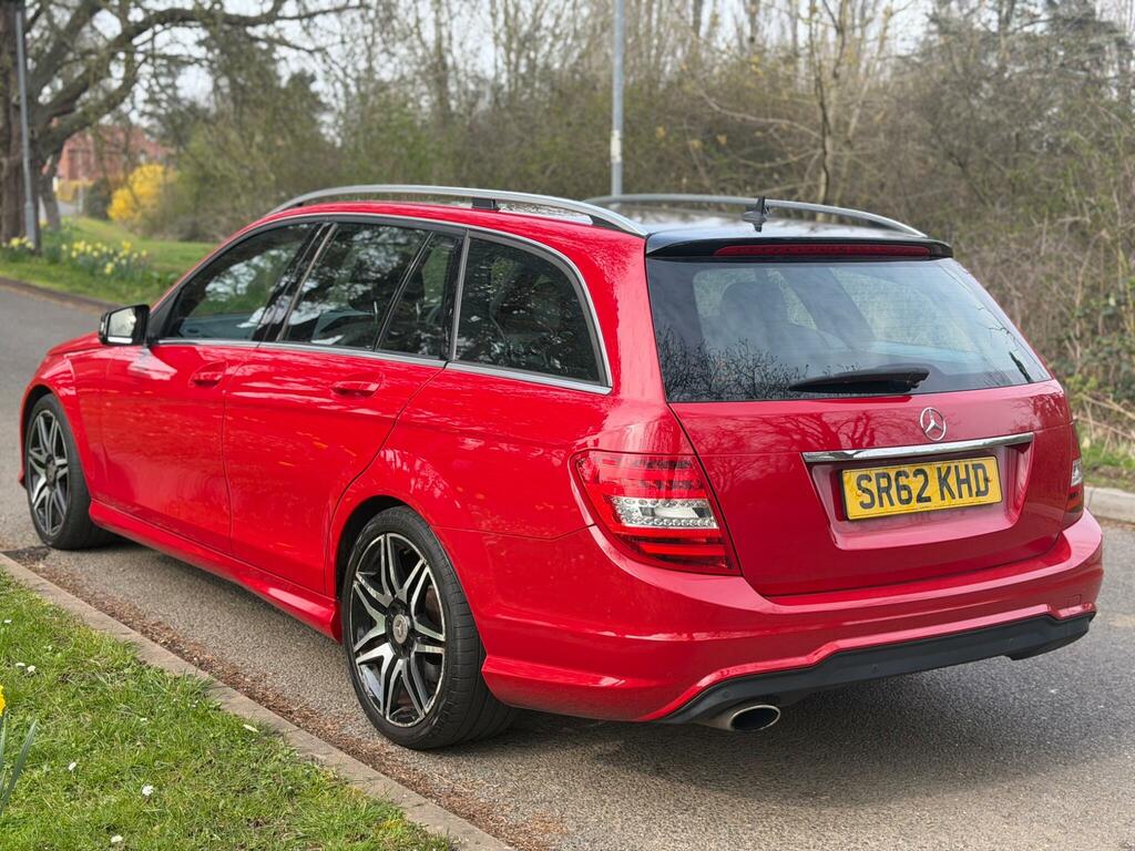 Mercedes-Benz C Class 2.1 C220 Cdi Blueefficiency Amg Sport Plus G-troni SR62KHD Red #3