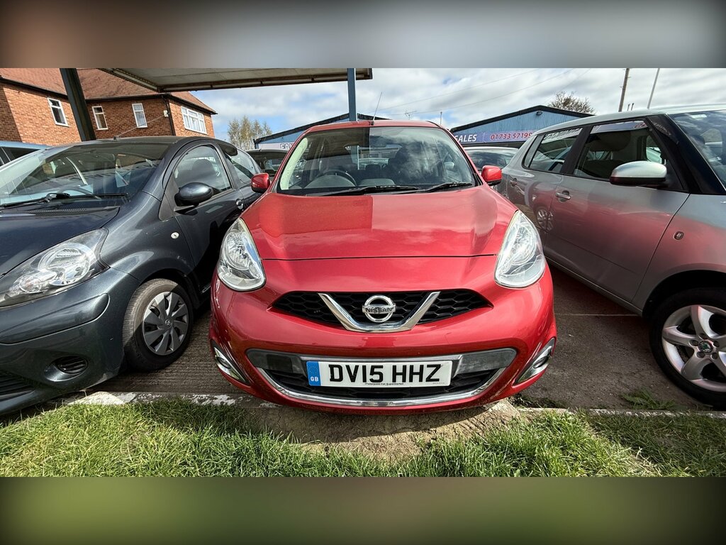 Nissan Micra 1.2 Acenta Hatchback Cvt Euro 5 80 Ps Red #5