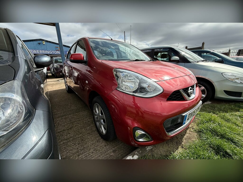 Nissan Micra 1.2 Acenta Hatchback Cvt Euro 5 80 Ps Red #6