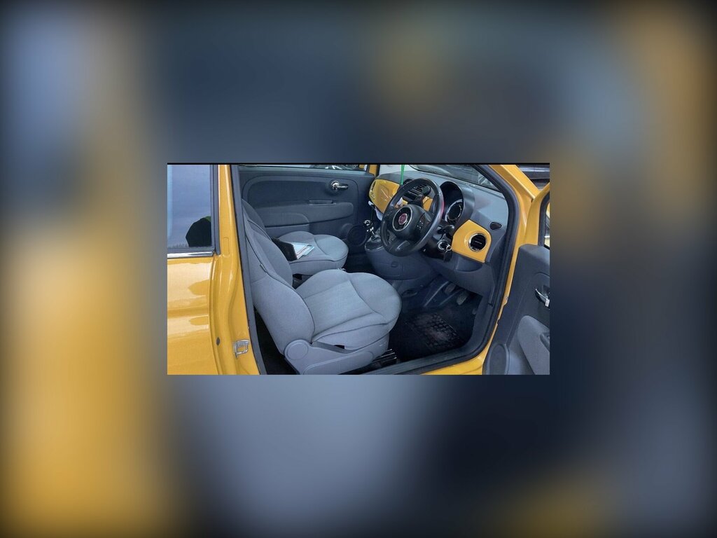 Fiat 500 1.2 Lounge Hatchback Euro 4 69 Yellow #3