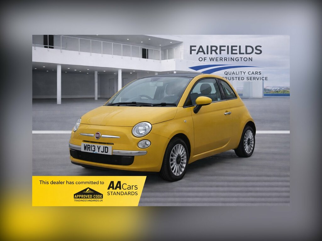 Fiat 500 1.2 Lounge Hatchback Euro 4 69 Yellow