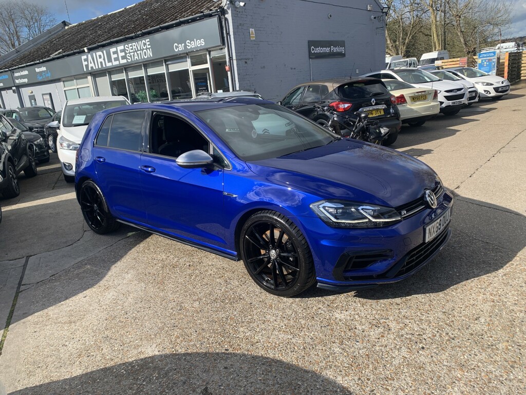 Volkswagen Golf Hatchback 2.0 Tsi R 2019 NX69OUJ Blue #2