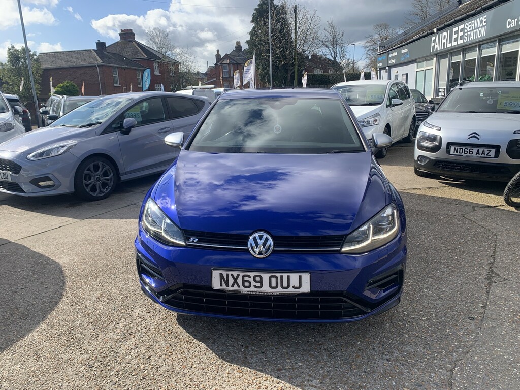 Volkswagen Golf Hatchback 2.0 Tsi R 2019 NX69OUJ Blue #3