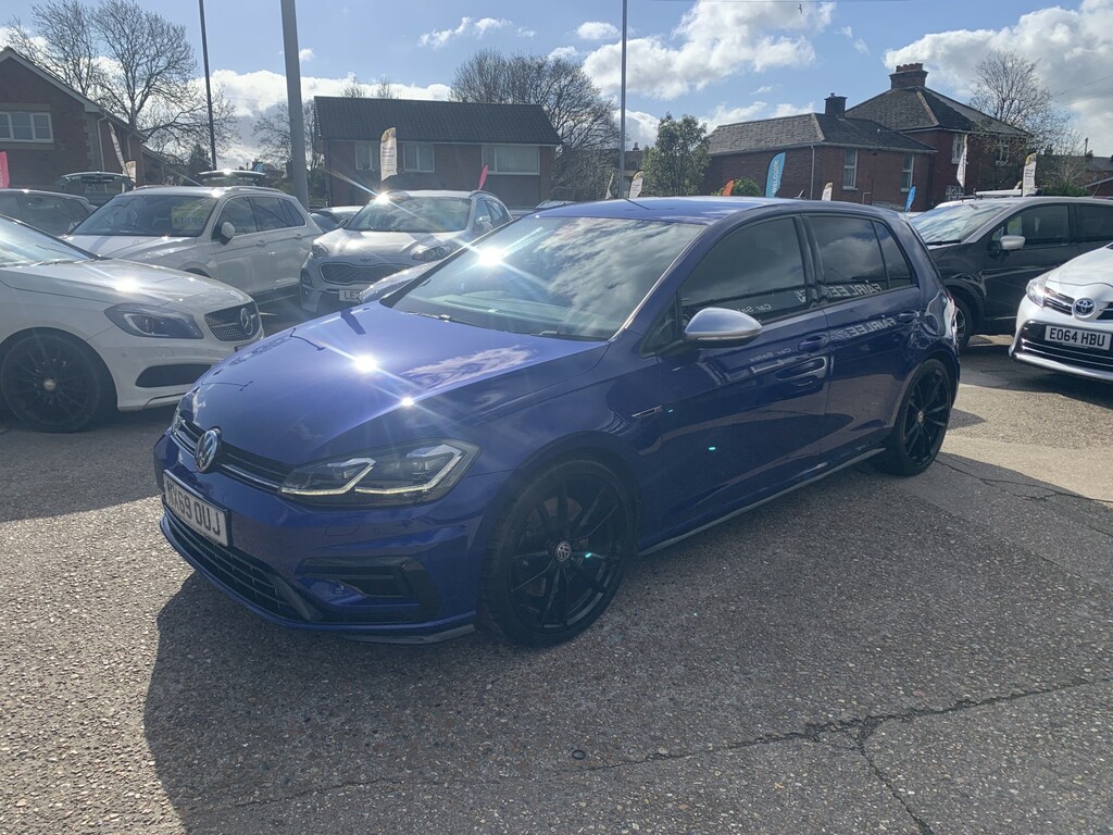 Volkswagen Golf Hatchback 2.0 Tsi R 2019 NX69OUJ Blue #4