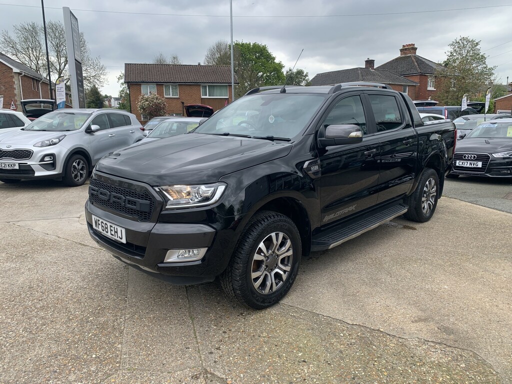 Ford Ranger Pickup 3.2 Tdci Wildtrak 2018 WF68EHJ Black #4