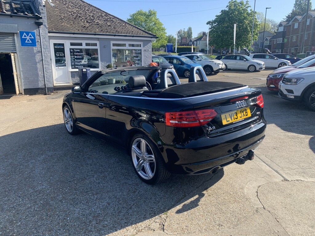 Audi A3 Cabriolet Convertible 2.0 Tdi S Line Final Edition 2013 Black #5