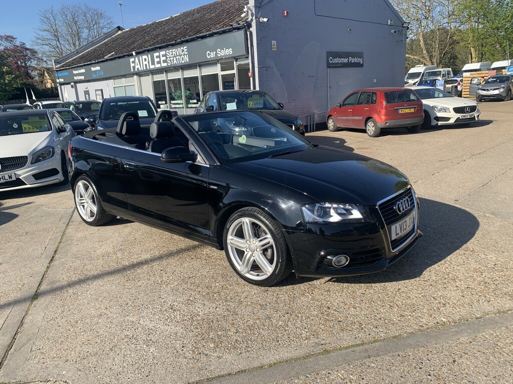 Audi A3 Cabriolet Convertible 2.0 Tdi S Line Final Edition 2013 Black