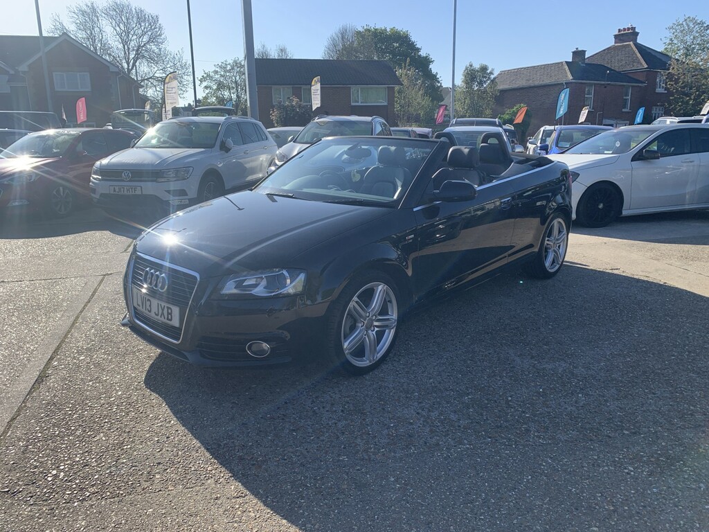 Audi A3 Cabriolet Convertible 2.0 Tdi S Line Final Edition 2013 Black #3