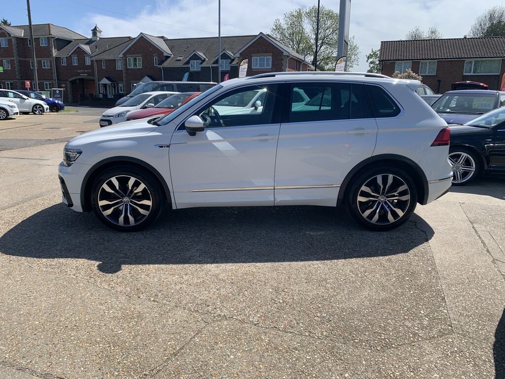 Volkswagen Tiguan Suv 2.0 Tdi R-line 2018 KK18XHS White #5