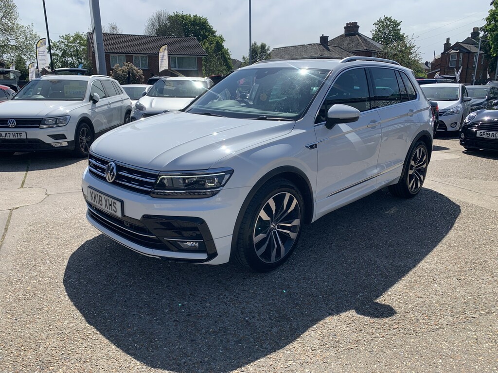 Volkswagen Tiguan Suv 2.0 Tdi R-line 2018 KK18XHS White #4