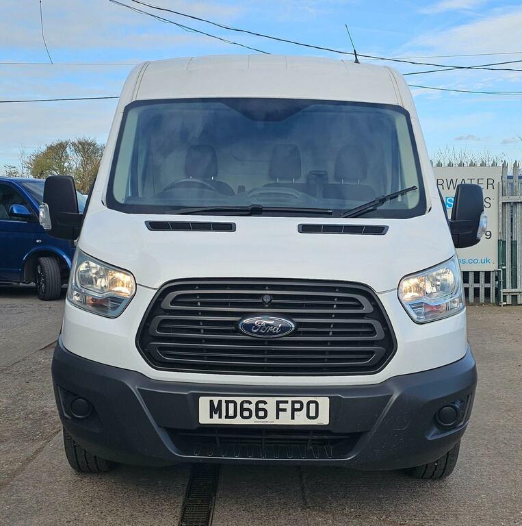 Ford Transit Custom Panel Van 2.2 Tdci 350 Rwd L3 H2 Euro 5 2016 MD66FPO White #4