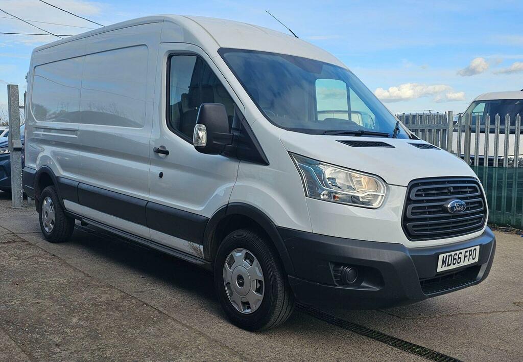 Ford Transit Custom Panel Van 2.2 Tdci 350 Rwd L3 H2 Euro 5 2016 MD66FPO White #5