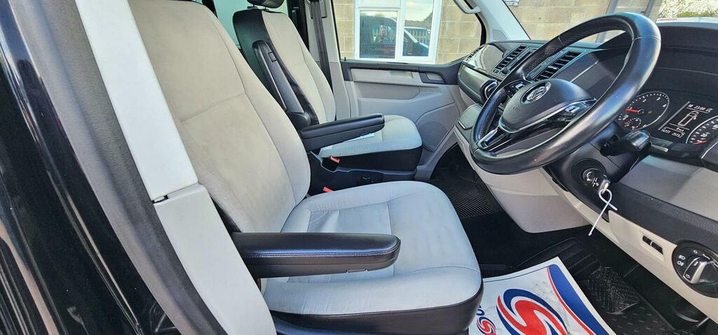 Volkswagen Transporter Combi Van 2.0 Tdi T32 Bluemotion Tech Highline Kom WM68YHD Black #3