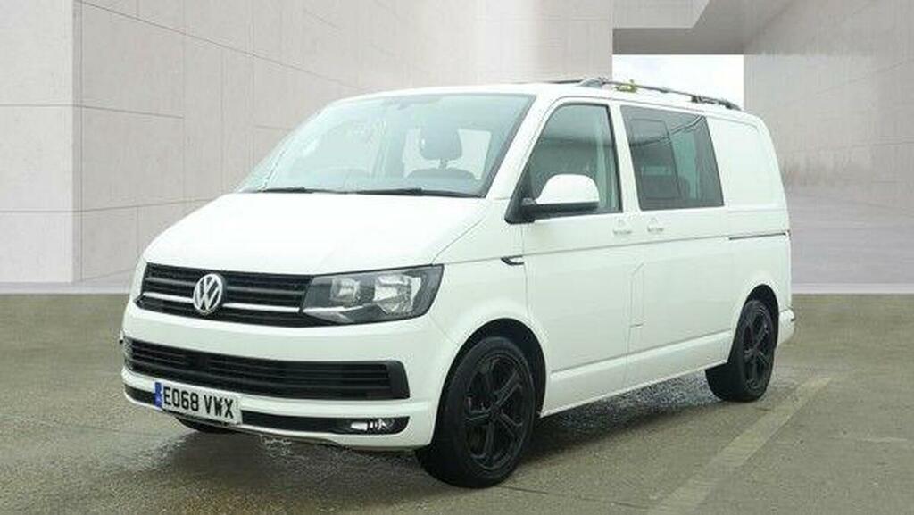 Volkswagen Transporter Combi Van 2.0 Bitdi T32 Bluemotion Tech Highline K EO68VWX White #2