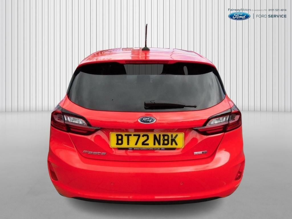 Ford Fiesta 1.0 Titanium X Mhev BT72NBK Red #4
