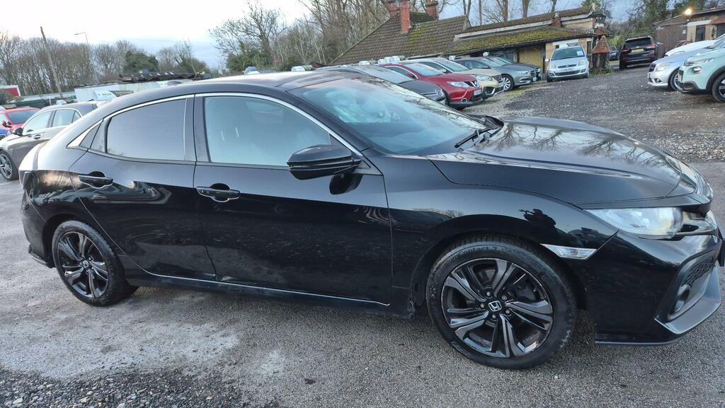 Honda Civic 1.6 I-dtec Ex Euro 6 Ss AX68MPE Black #4