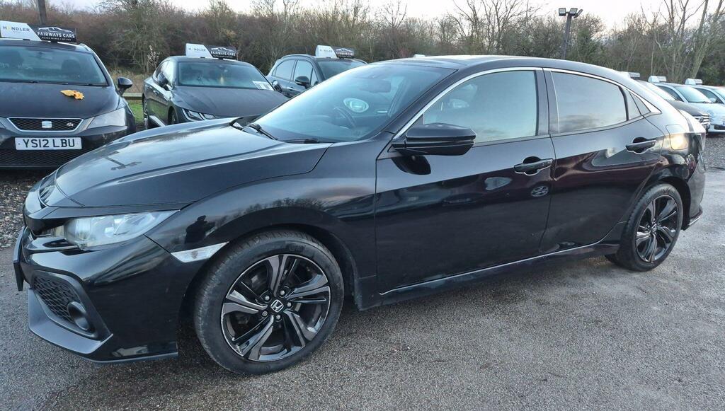 Honda Civic 1.6 I-dtec Ex Euro 6 Ss AX68MPE Black #2