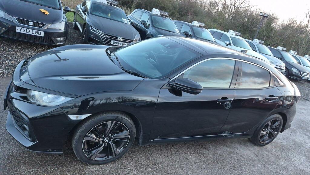 Honda Civic 1.6 I-dtec Ex Euro 6 Ss AX68MPE Black #3