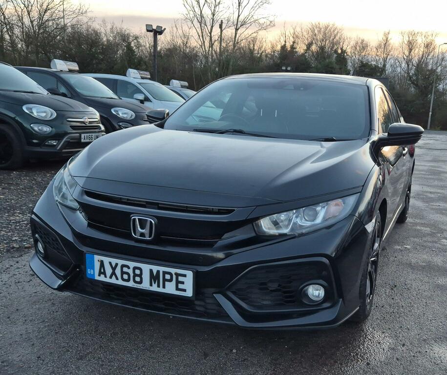 Honda Civic 1.6 I-dtec Ex Euro 6 Ss AX68MPE Black #6