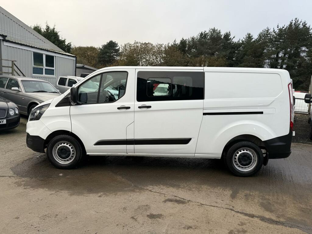Ford Transit Custom 2.0 320 Ecoblue Crew Van Double Cab Man BJ69EEY White #3