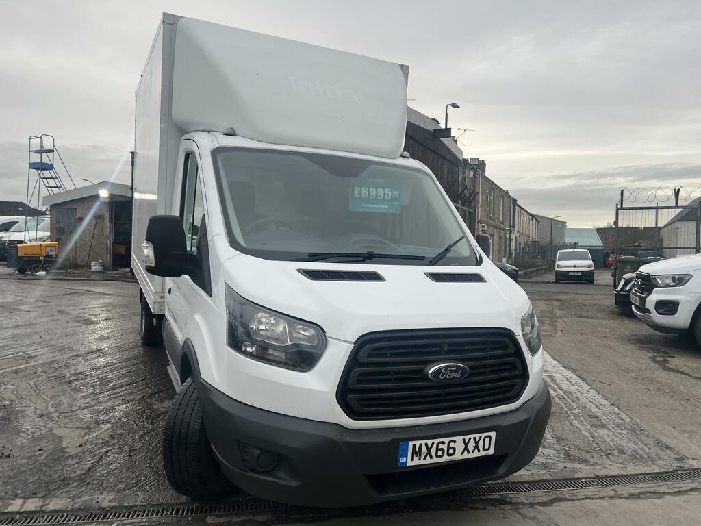 Ford Transit Custom 2.0 350 Ecoblue Chassis Cab Fwd MX66XXO White #2
