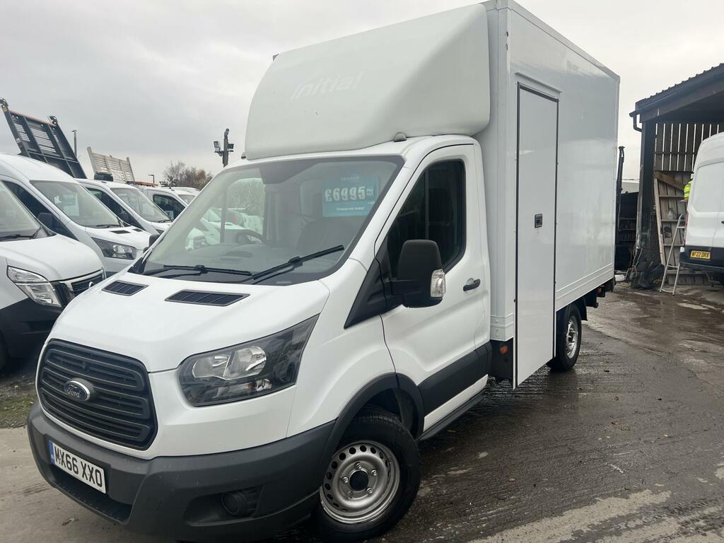 Ford Transit Custom 2.0 350 Ecoblue Chassis Cab Fwd MX66XXO White #4