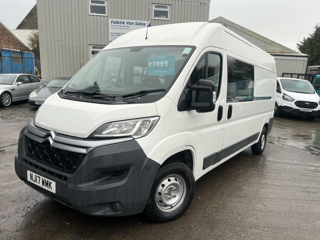 Citroen Relay 2.0 Bluehdi 35 Enterprise Panel Van Man NJ17WMK White #2