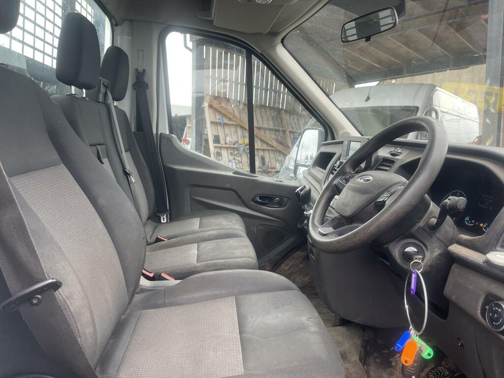Ford Transit Custom 2.0 350 Ecoblue Leader Chassis Cab Manu FJ21OOE White #5