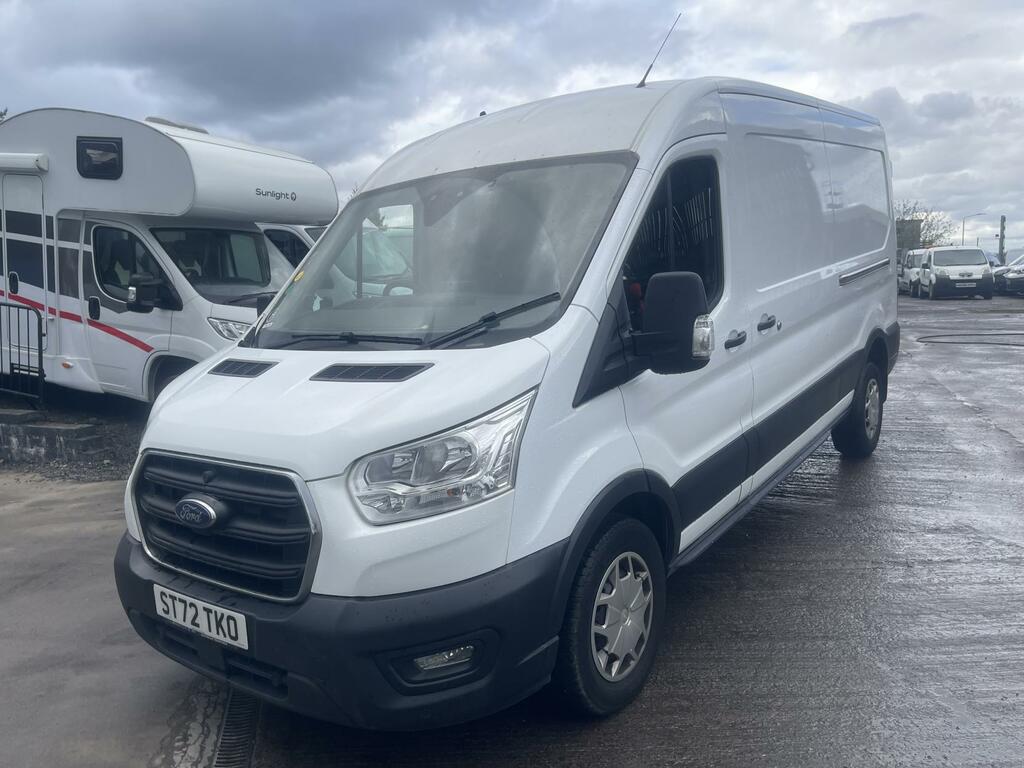Ford Transit Custom 2.0 350 Ecoblue Trend Panel Van ST72TKO White #2