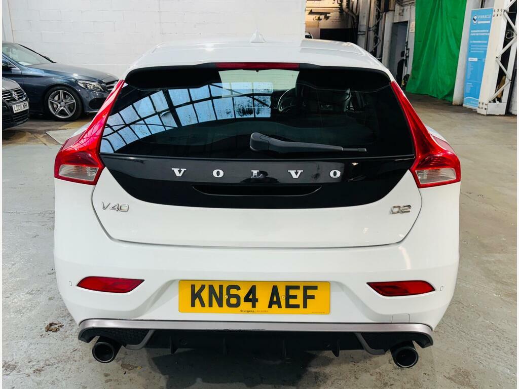 Volvo V40 1.6 D2 R-design Nav Euro 5 S S KN64AEF White #5