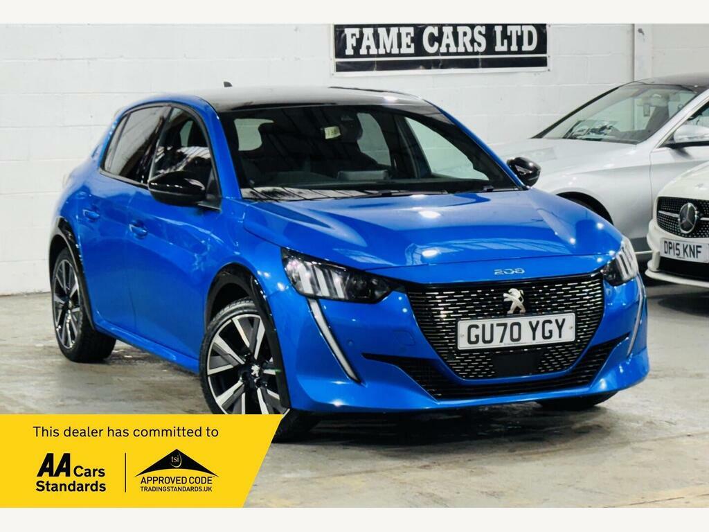 Peugeot 208 1.2 Puretech Gt Line Eat Euro 6 S S GU70YGY Blue