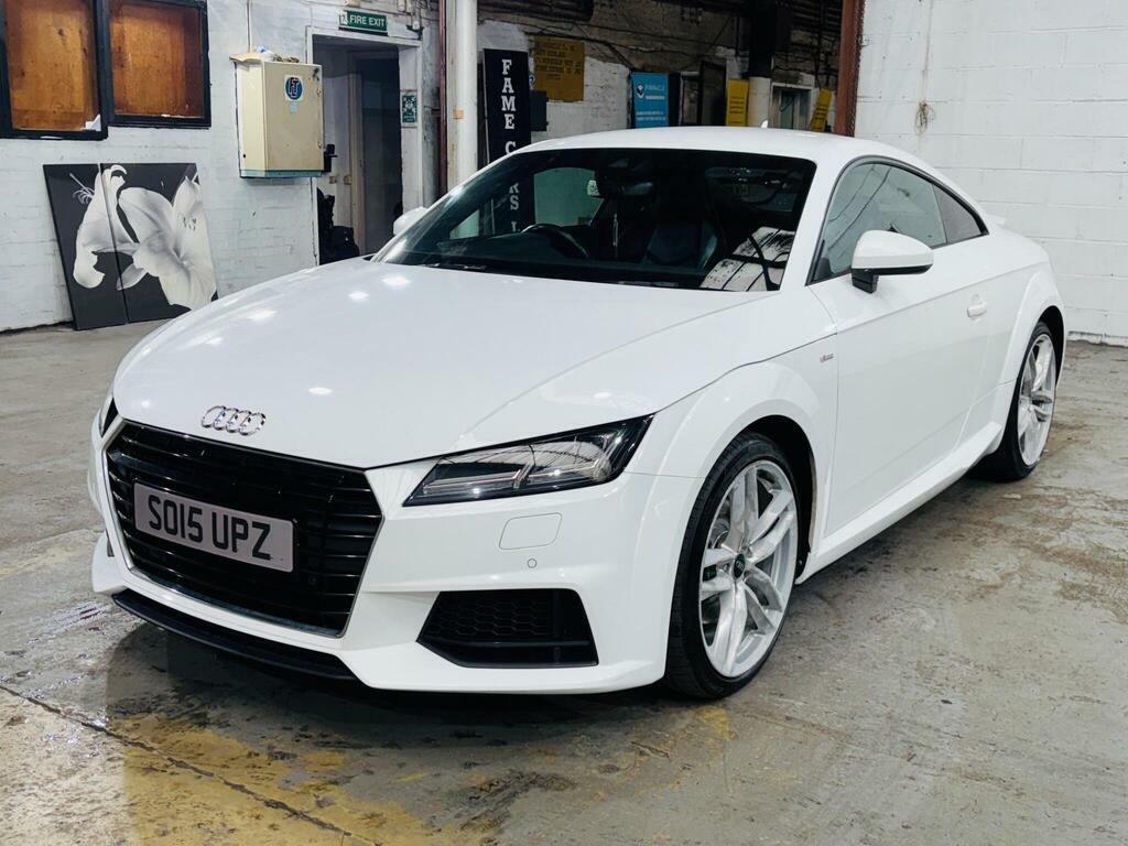 Audi TT 2.0 Tfsi S Line S Tronic Euro 6 S S SO15UPZ White #3