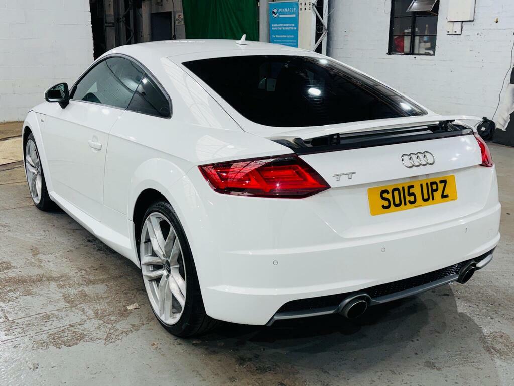Audi TT 2.0 Tfsi S Line S Tronic Euro 6 S S SO15UPZ White #6