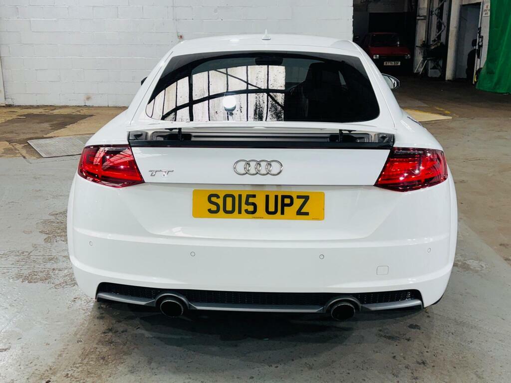 Audi TT 2.0 Tfsi S Line S Tronic Euro 6 S S SO15UPZ White #5