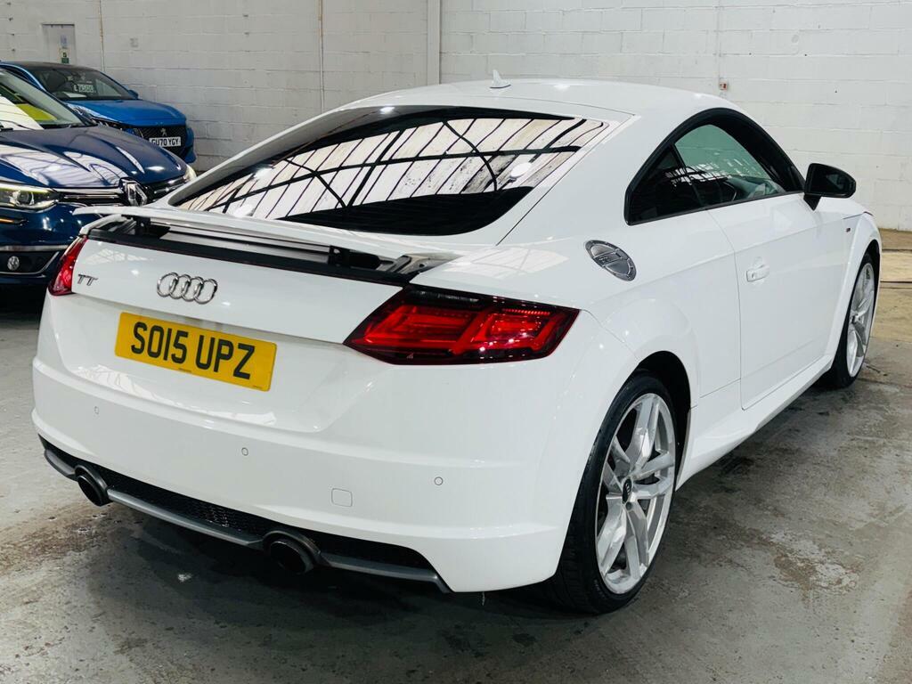 Audi TT 2.0 Tfsi S Line S Tronic Euro 6 S S SO15UPZ White #4