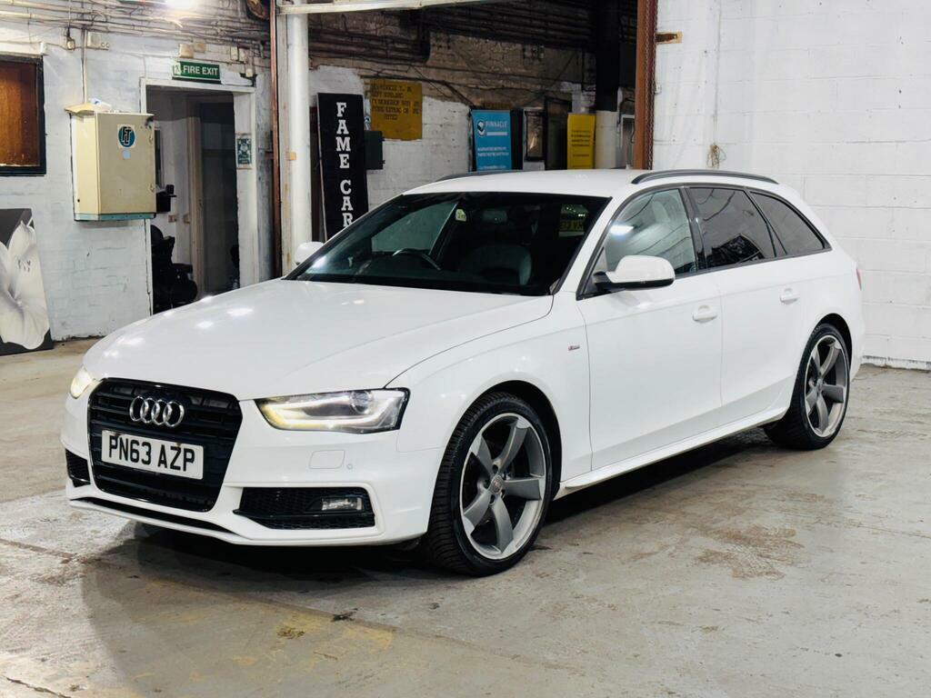 Audi A4 Avant 2.0 Tdi Black Edition Multitronic Euro 5 S S PN63AZP White #3