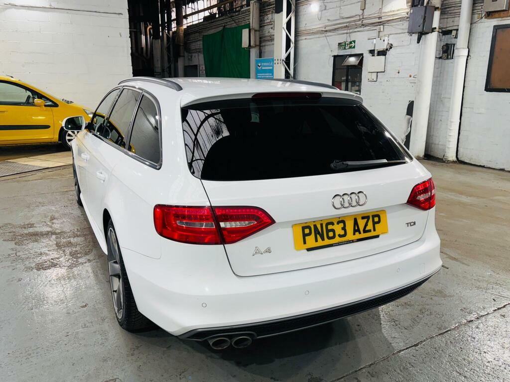 Audi A4 Avant 2.0 Tdi Black Edition Multitronic Euro 5 S S PN63AZP White #6
