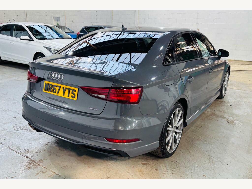 Audi A3 2.0 Tdi Black Edition S Tronic Quattro Euro 6 S S WR67YTS Grey #4