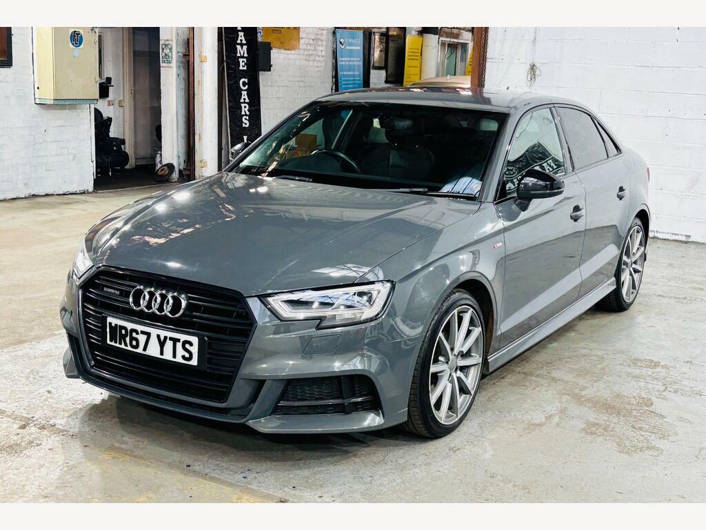 Audi A3 2.0 Tdi Black Edition S Tronic Quattro Euro 6 S S WR67YTS Grey #3
