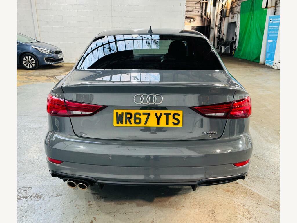 Audi A3 2.0 Tdi Black Edition S Tronic Quattro Euro 6 S S WR67YTS Grey #5