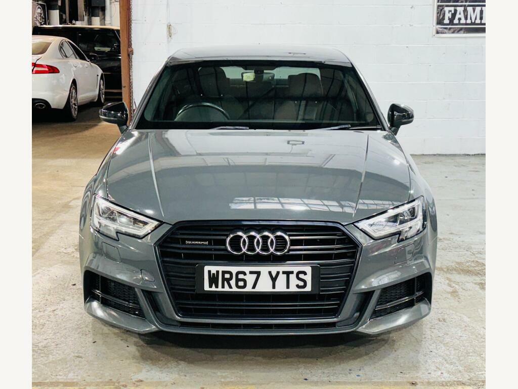Audi A3 2.0 Tdi Black Edition S Tronic Quattro Euro 6 S S WR67YTS Grey #2