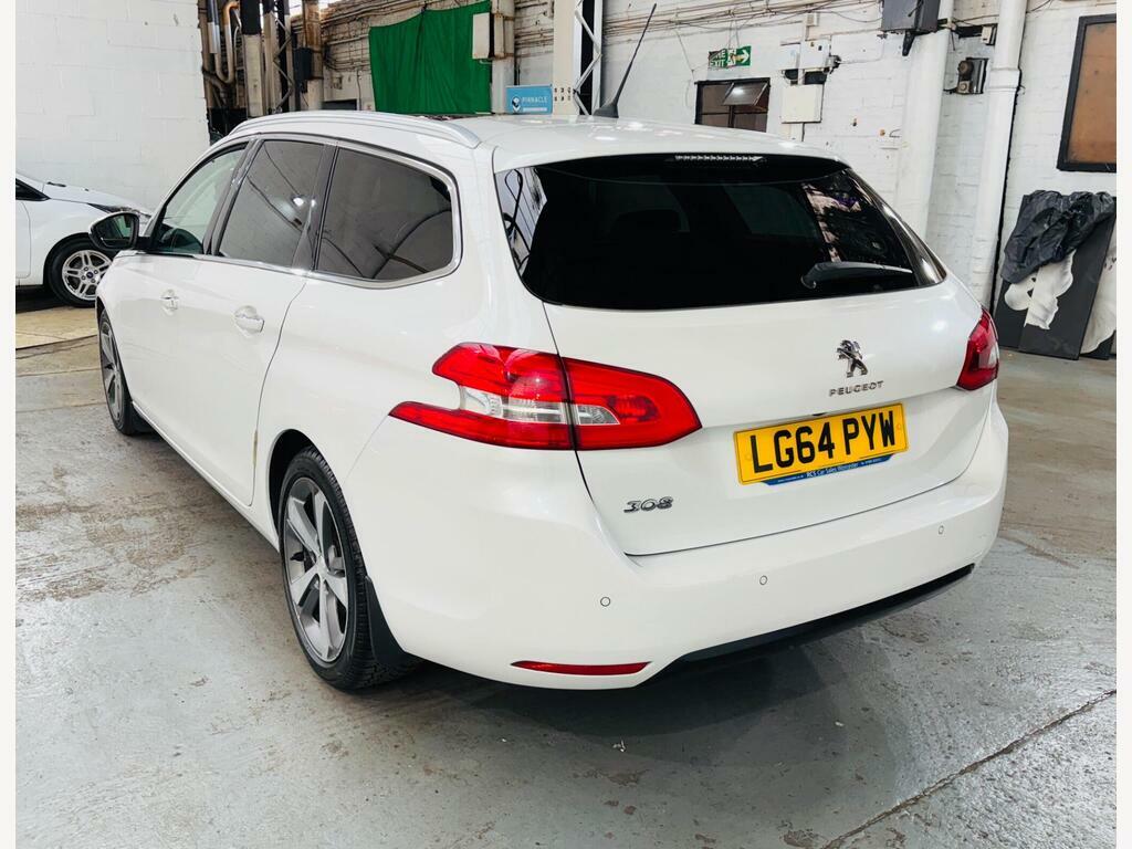 Peugeot 308 SW 1.6 E-hdi Allure Euro 5 S S LG64PYW White #6